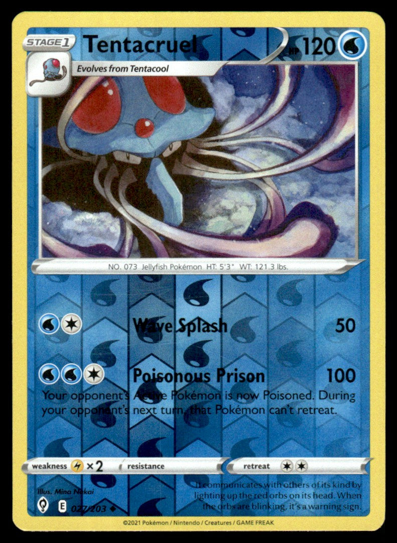 Tentacruel 027/203 Reverse - Evolving Skies - Sword & Shield