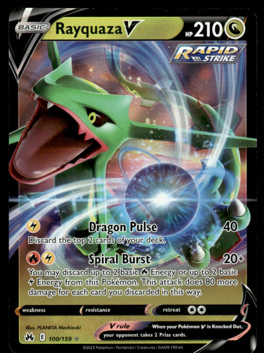 Rayquaza V 100/159 - Crown Zenith - Sword & Shield