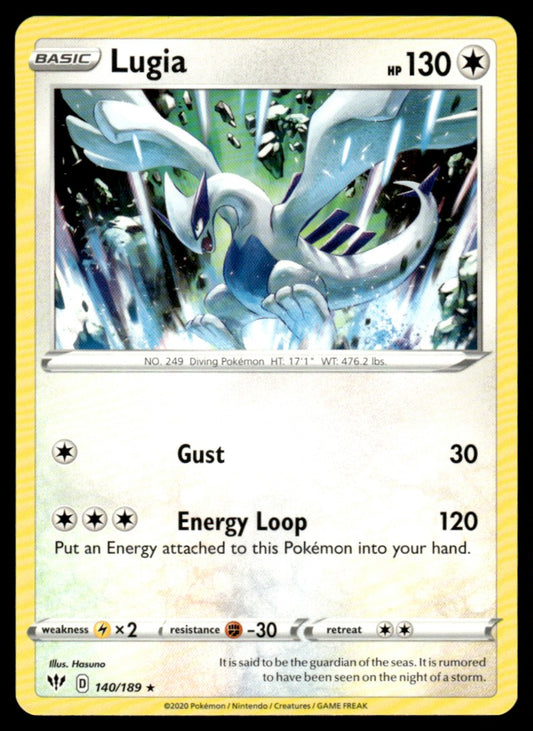 Lugia 140/189 Rare - Darkness Ablaze - Sword & Shield