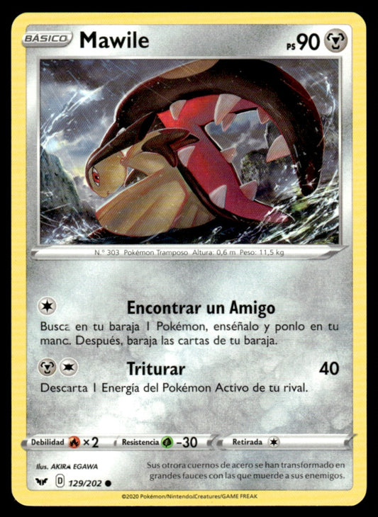 Mawile 129/202 Comun - Sword & Shield Base Set - Sword & Shield