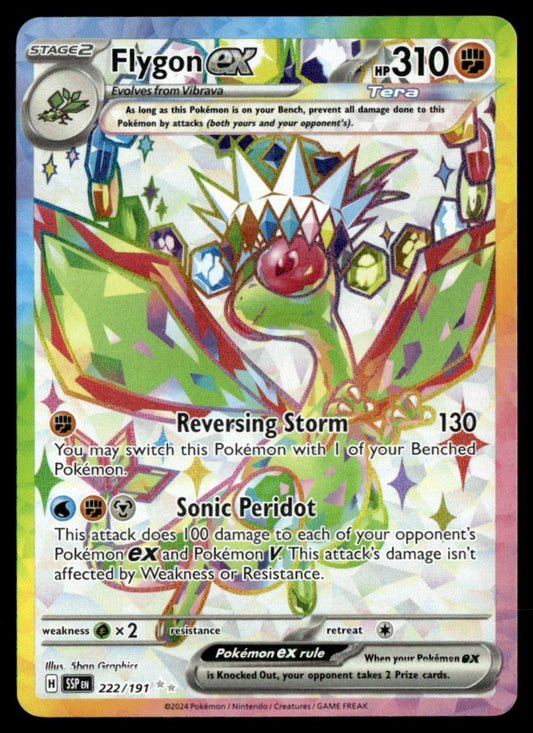 Flygon ex 222/191 - Surging Sparks - Scarlet & Violet