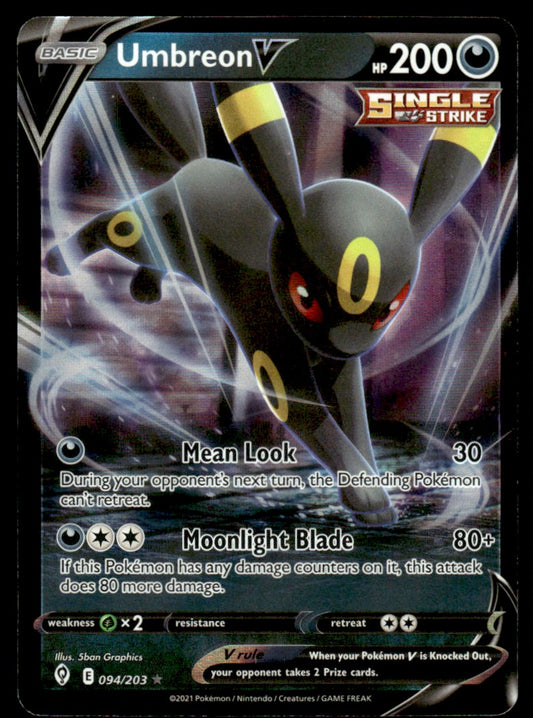 Umbreon V 094/203 - Evolving Skies - Sword & Shield