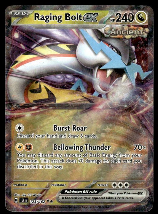 Raging Bolt ex 123/162 - Temporal Forces - Scarlet & Violet