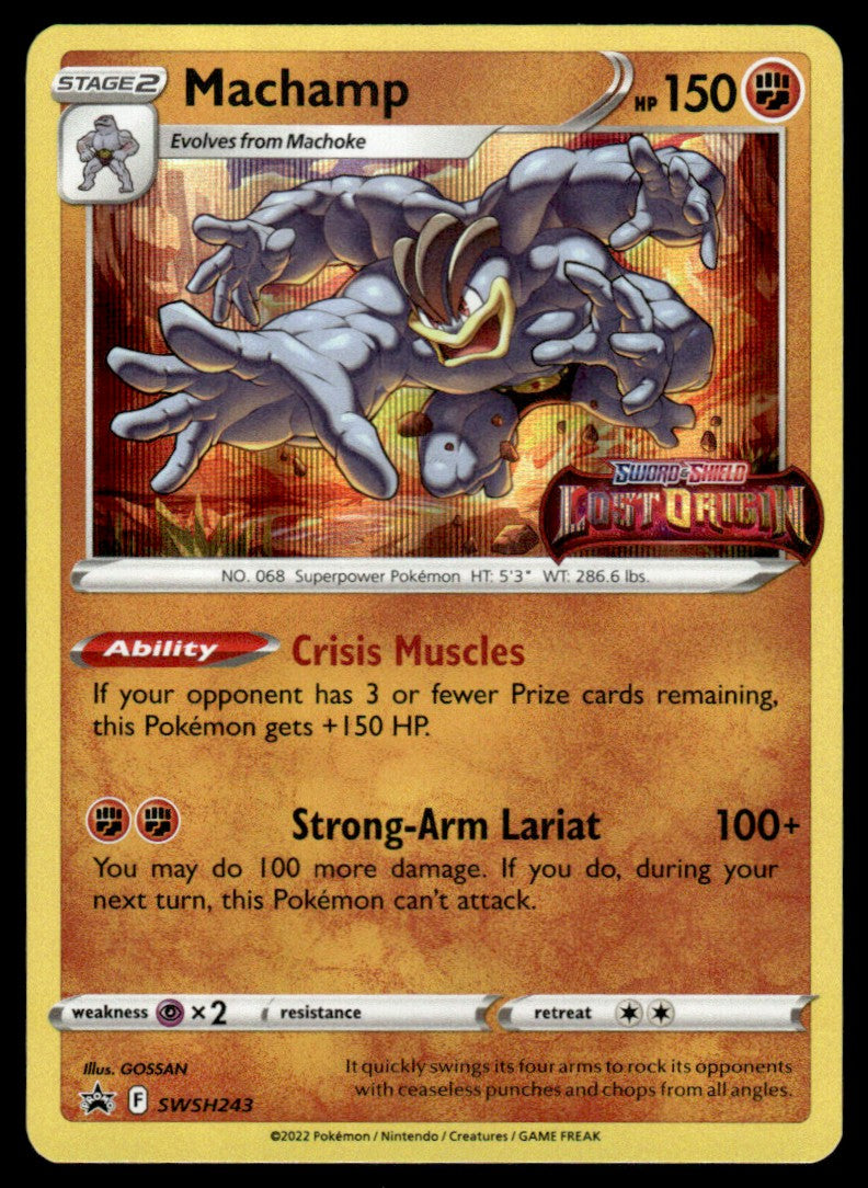 Machamp (Pre-Release) SWSH243/PRSS - Sword & Shield Promos - Sword & Shield