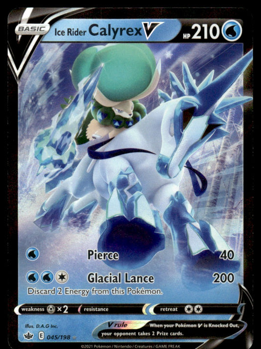 Ice Rider Calyrex V 045/198 - Chilling Reign - Sword & Shield