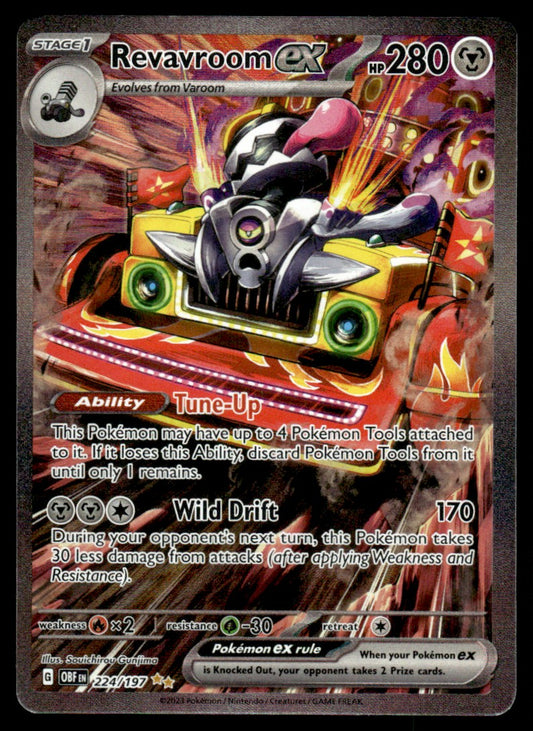 Revavroom ex 224/197 - Obsidian Flames - Scarlet & Violet