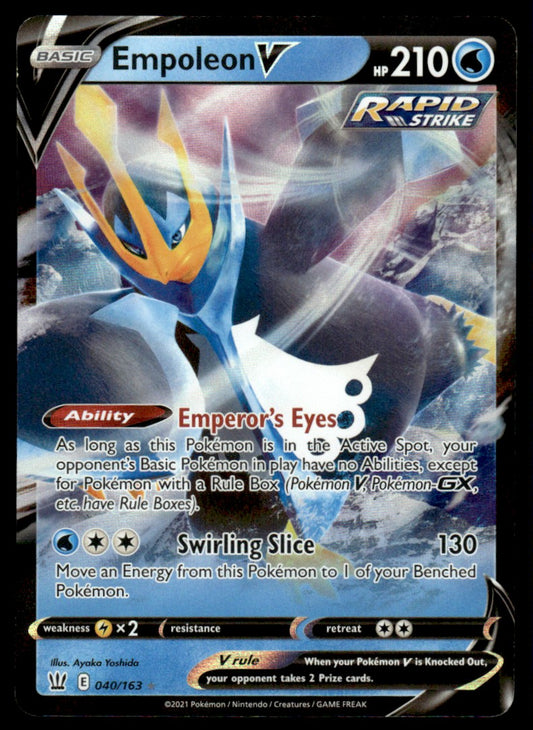 Empoleon V 040/163 - Battle Styles - Sword & Shield