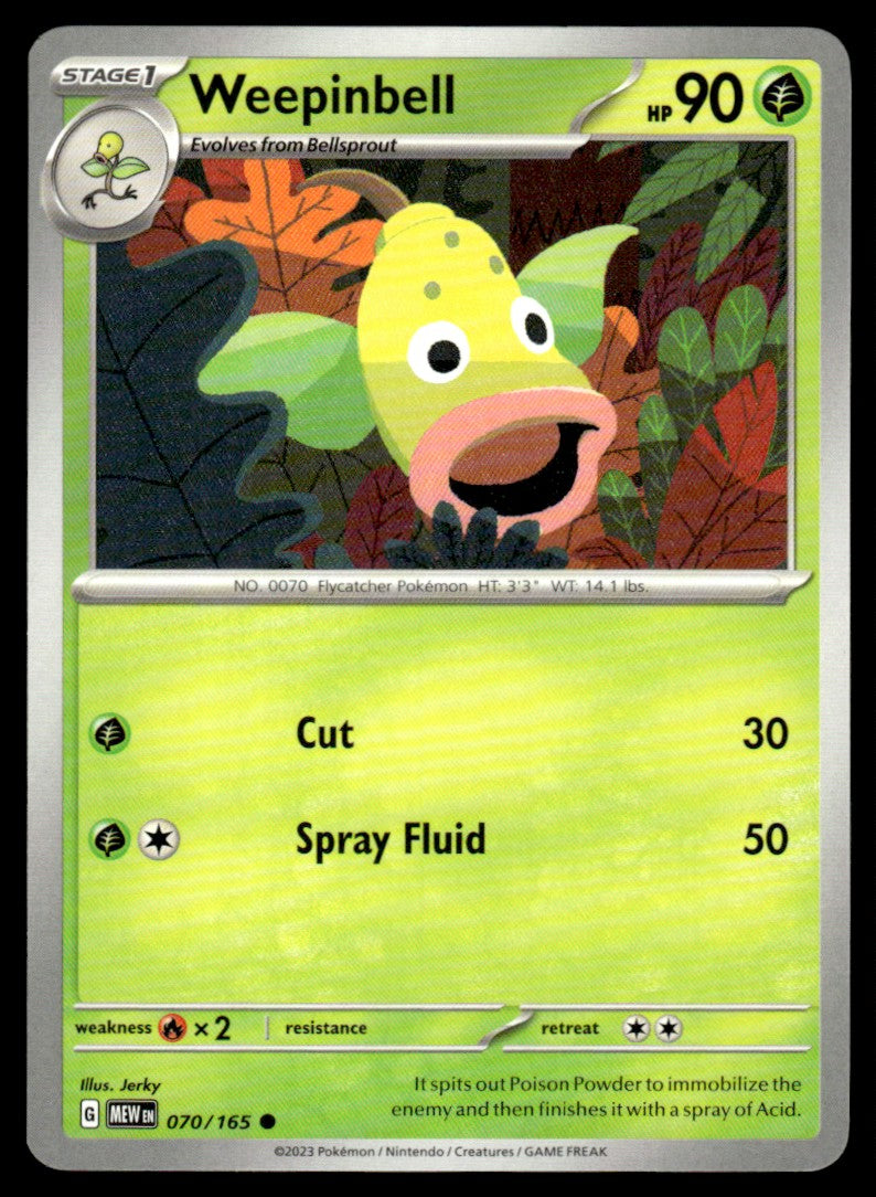 Weepinbell 070/165 Comun - Scarlet & Violet - 151 - Scarlet & Violet