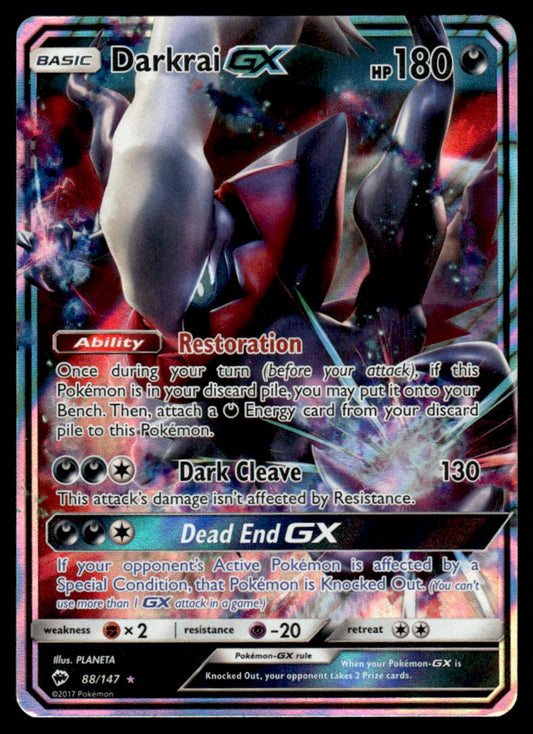 Darkrai-GX - NM - 88 - Burning Shadows