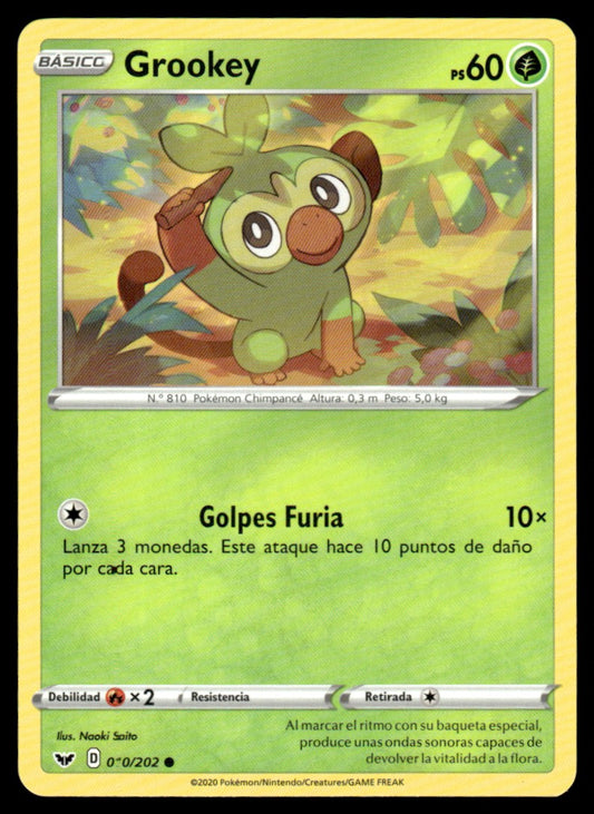 Grookey 010/202 Comun - Sword & Shield Base Set - Sword & Shield