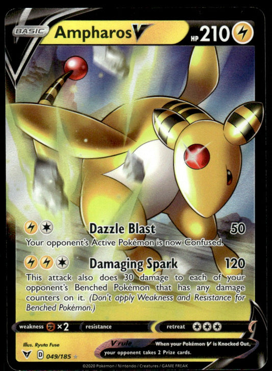 Ampharos V 049/185 - Vivid Voltage - Sword & Shield