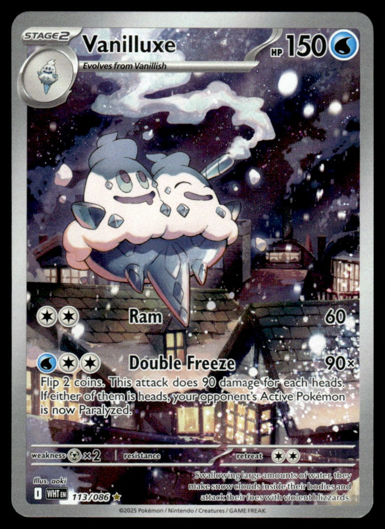 Vanilluxe 113/086 - White Flare - Scarlet & Violet