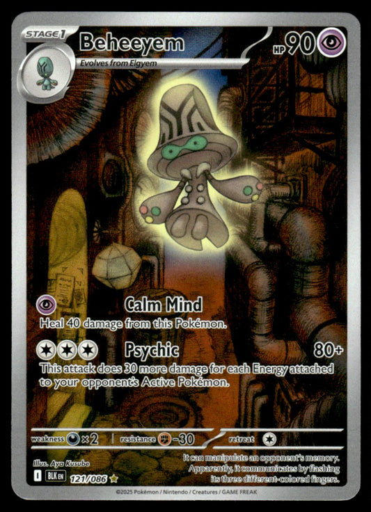 Beheeyem 121/086 - Black Bolt - Scarlet & Violet