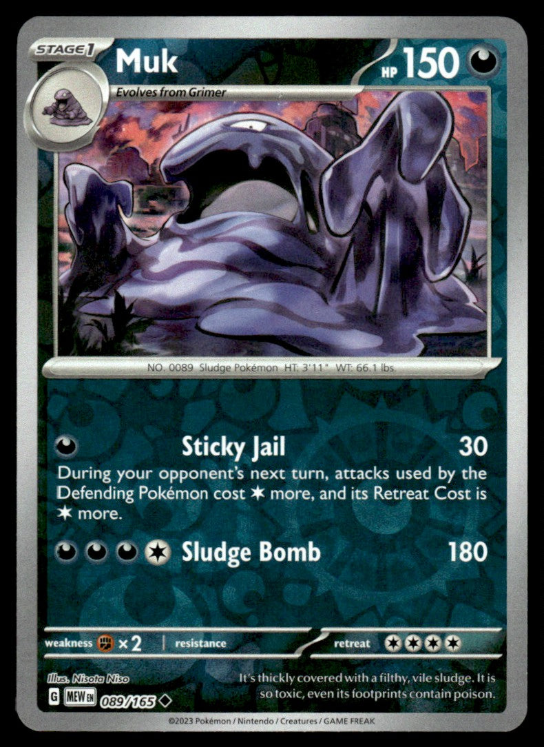 Muk 089/165 Reverse - Scarlet & Violet - 151 - Scarlet & Violet