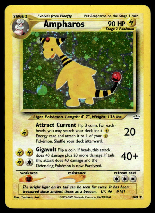 Ampharos Holo - MP - Neo Genesis