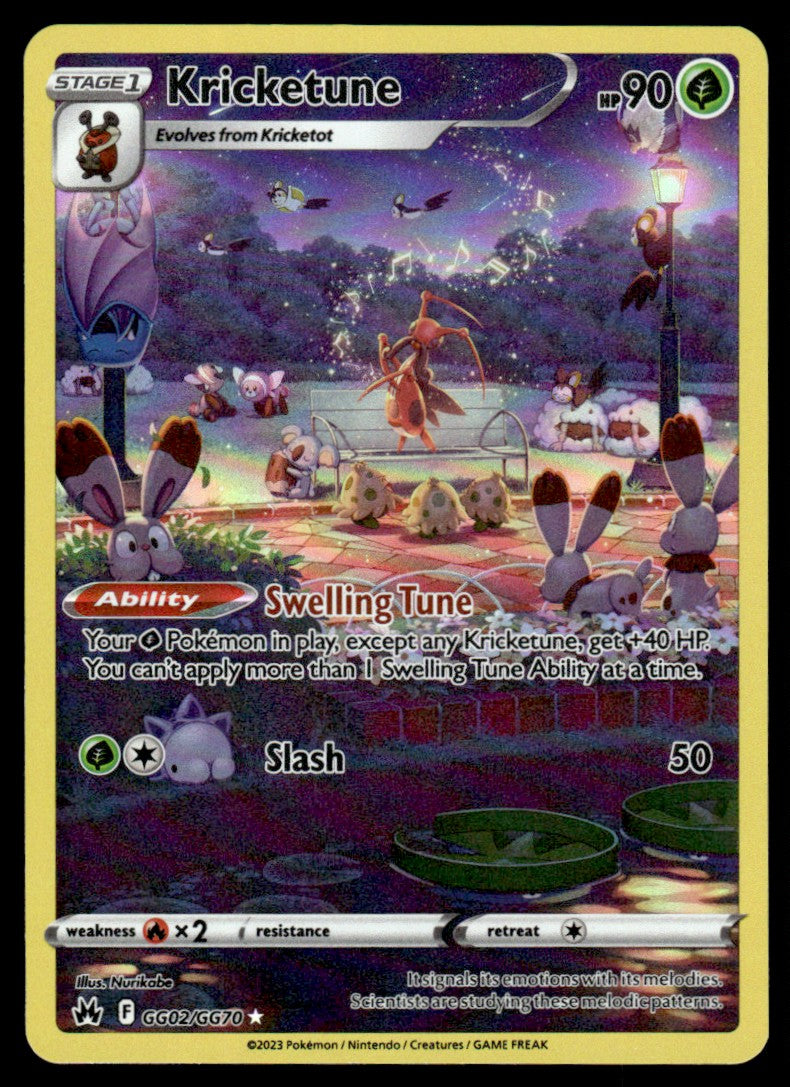 Kricketune GG02/GG70 - Crown Zenith - Galarian Gallery - Sword & Shield