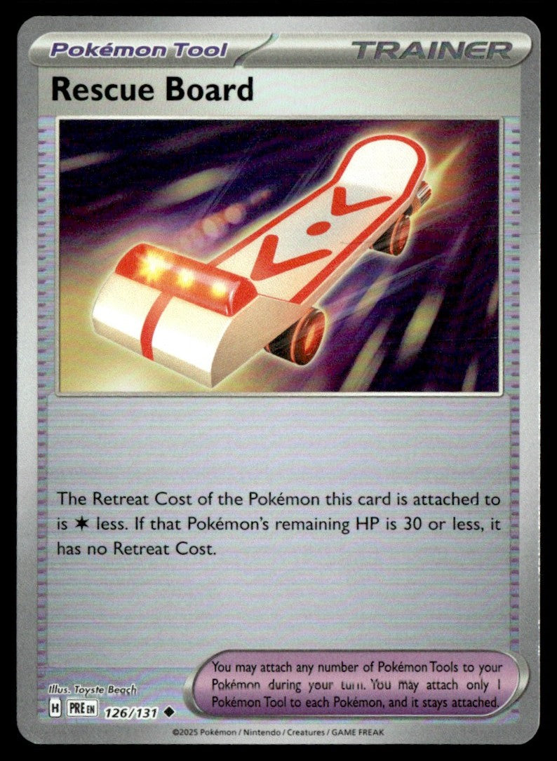 Rescue Board (Poke Ball Pattern) 126/131 - Prismatic Evolutions - Scarlet & Violet