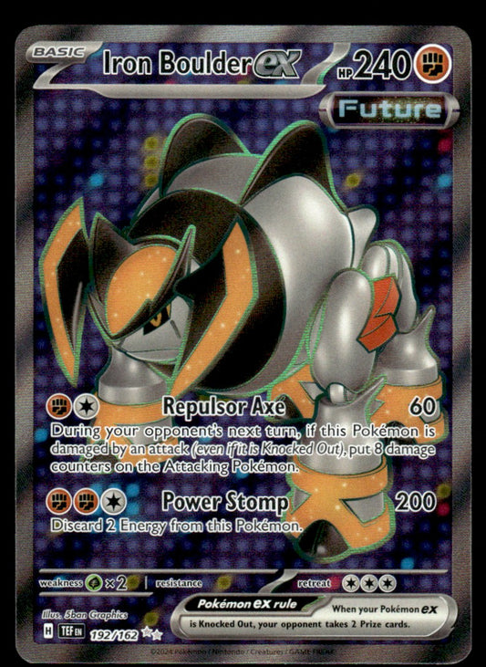 Iron Boulder ex 192/162 - Temporal Forces - Scarlet & Violet