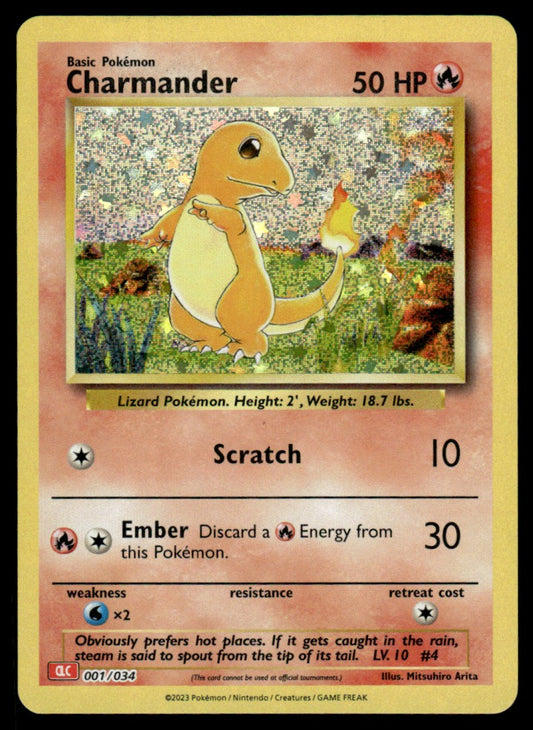 Charmander 001/034 - Trading Card Game Classic