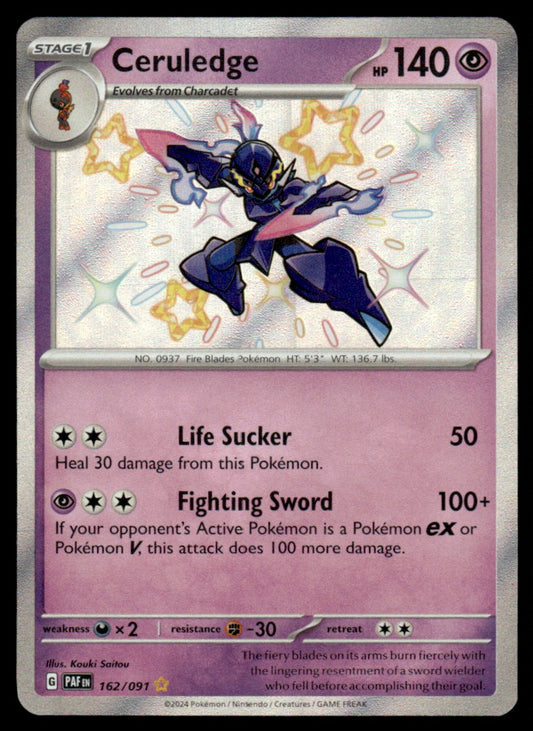 Ceruledge 162/091 - Paldean Fates - Scarlet & Violet