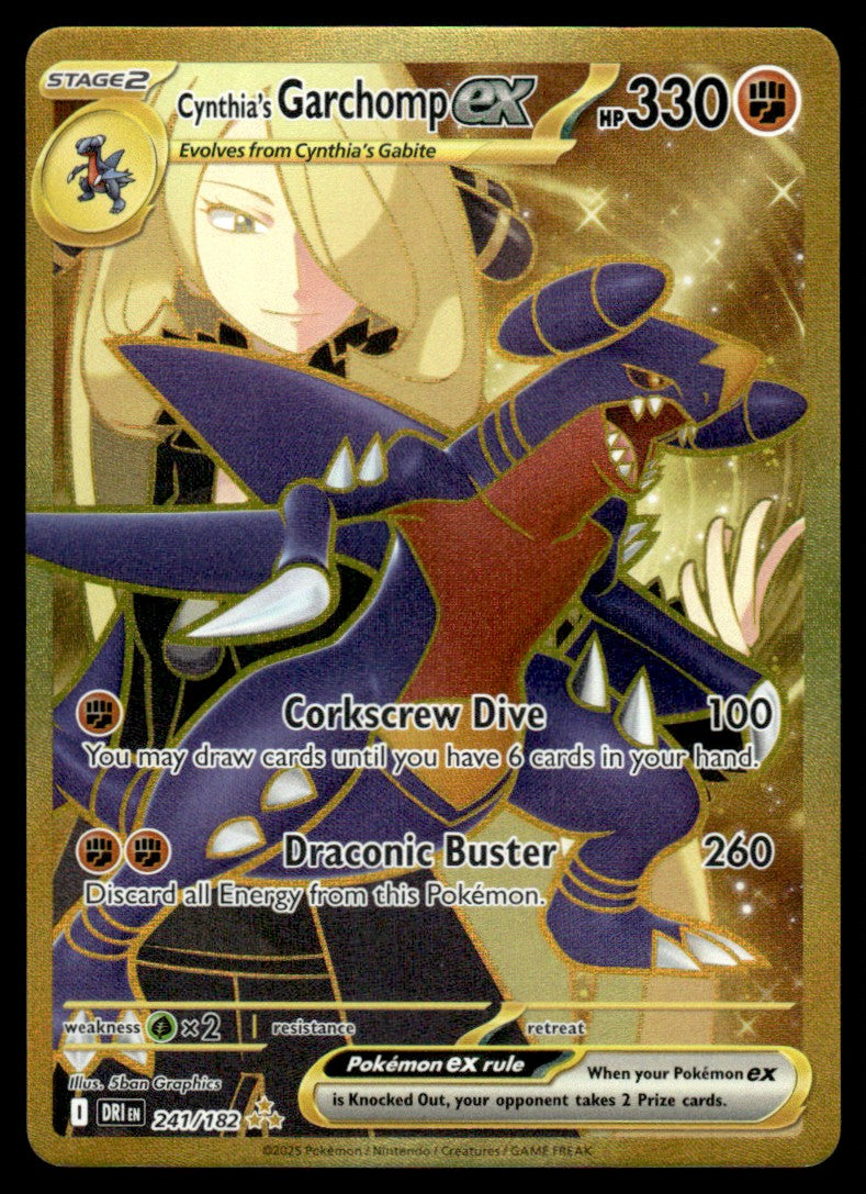 Cynthia's Garchomp ex 241/182 - Destined Rivals - Scarlet & Violet