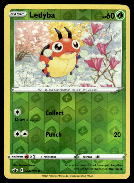 Ledyba 004/198 Reverse - Chilling Reign - Sword & Shield