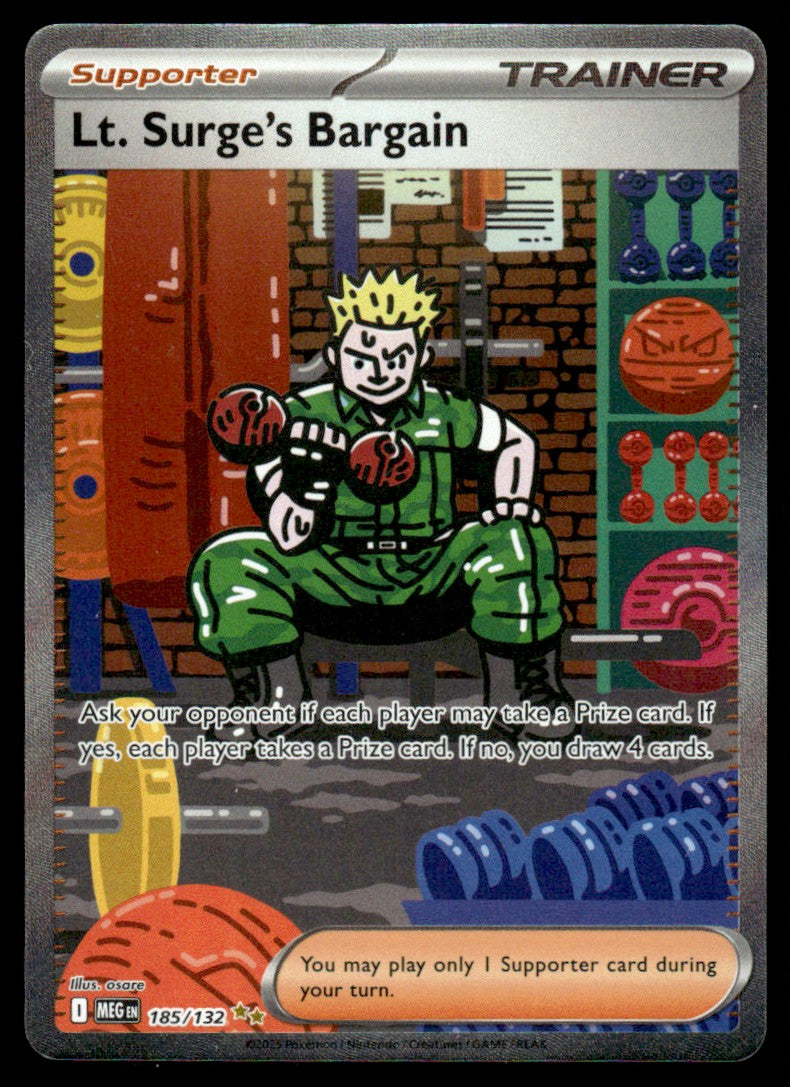 Lt. Surge's Bargain 185/132 - Mega Evolution Base Set - Mega Evolution