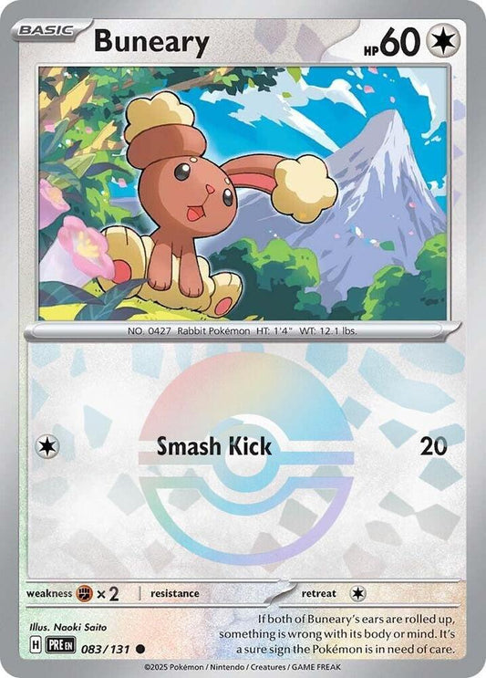 Buneary (Poke Ball Pattern) 083/131 - Prismatic Evolutions - Scarlet & Violet