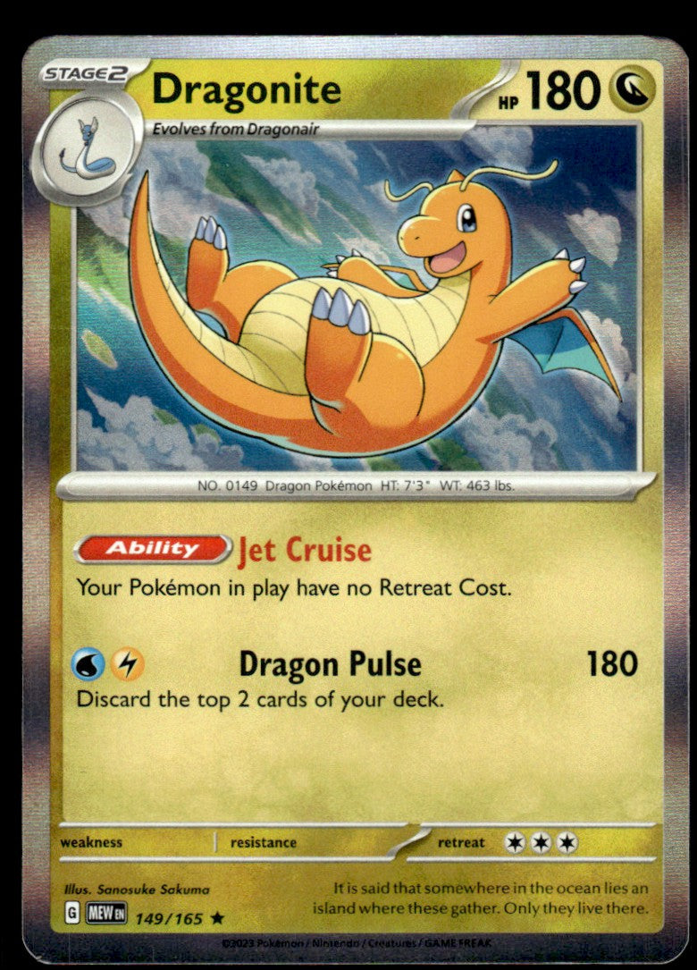Dragonite 149/165 Holo - Scarlet & Violet - 151 - Scarlet & Violet