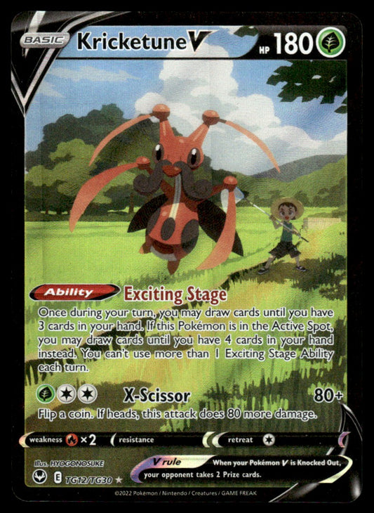 Kricketune V TG12/TG30 - Silver Tempest - Trainer Gallery - Sword & Shield