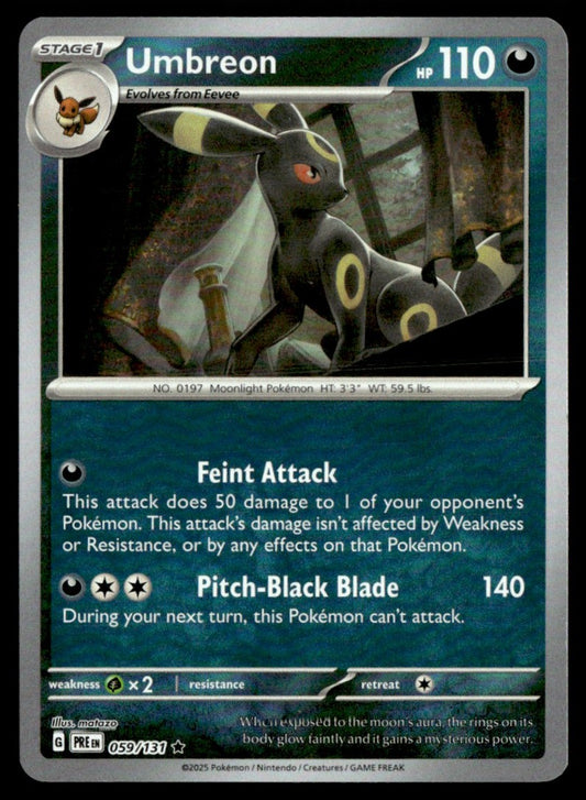 Umbreon (Poke Ball Pattern) 059/131 - Prismatic Evolutions - Scarlet & Violet