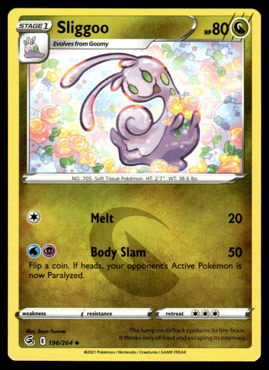 Sliggoo 196/264 Uncomon - Fusion Strike - Sword & Shield