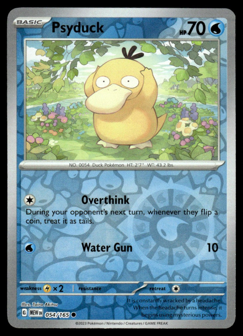 Psyduck 054/165 Reverse - Scarlet & Violet - 151 - Scarlet & Violet