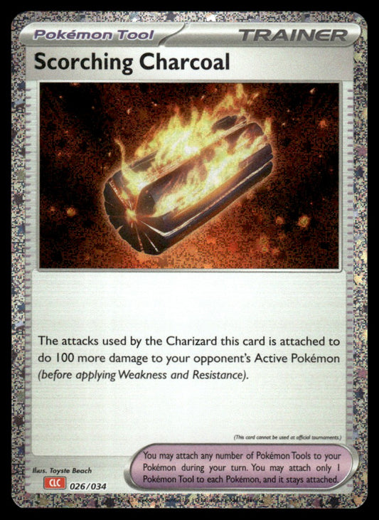 Scorching Charcoal 026/034 - Trading Card Game Classic