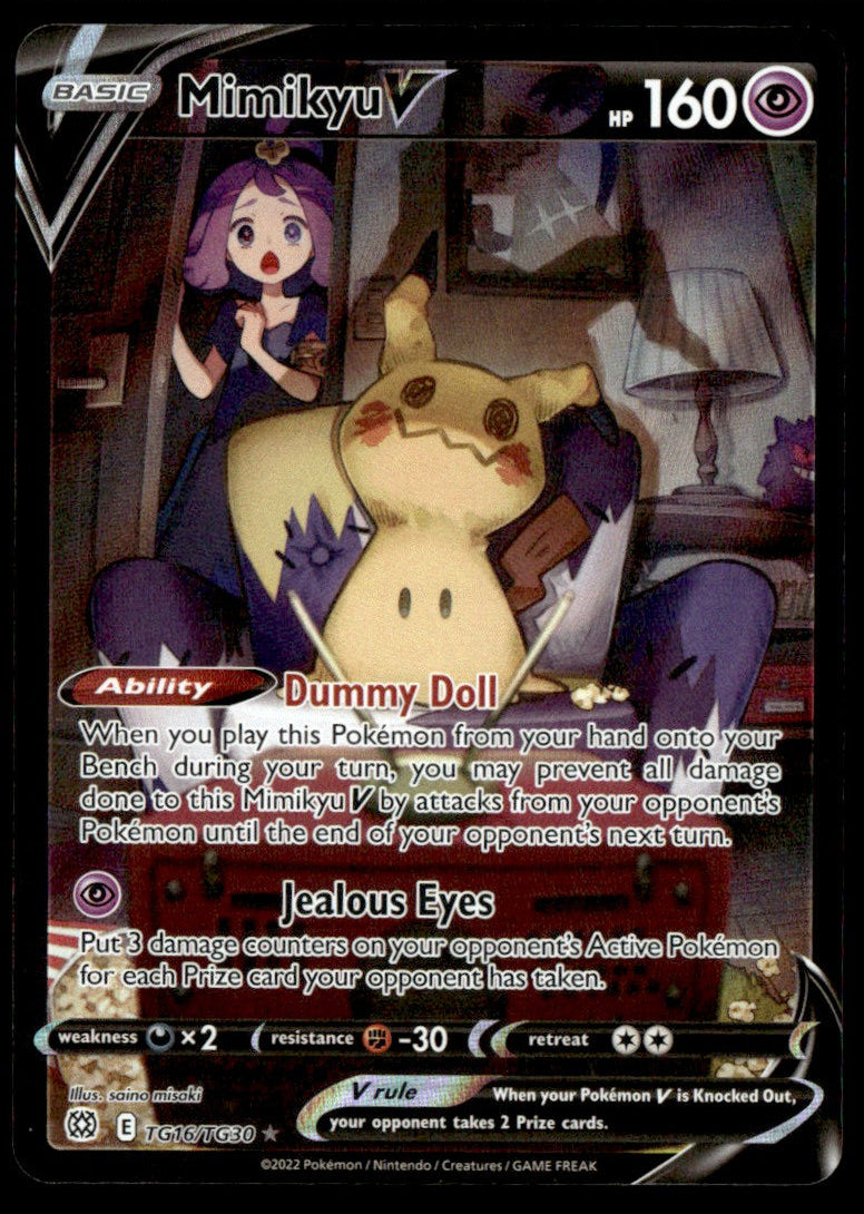 Mimikyu V TG16/TG30 - Brilliant Stars - Trainer Gallery - Sword & Shield