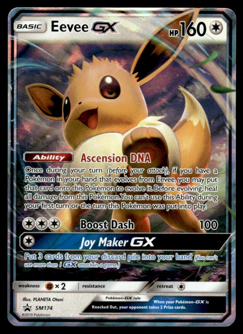 NM Eevee-GX SM174 - Sun & Moon Promos