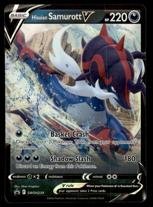 Hisuian Samurott V SWSH239 - Sword & Shield Promos - Sword & Shield