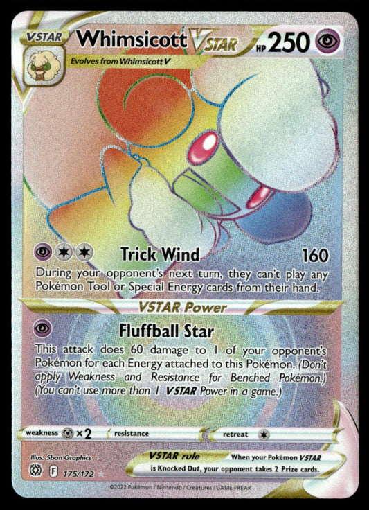Whimsicott VSTAR 175/172 - Brilliant Stars - Sword & Shield