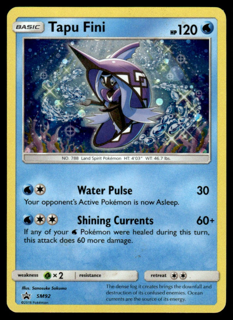 LP - Tapu Fini SM92 - Holo - Sun & Moon Promos