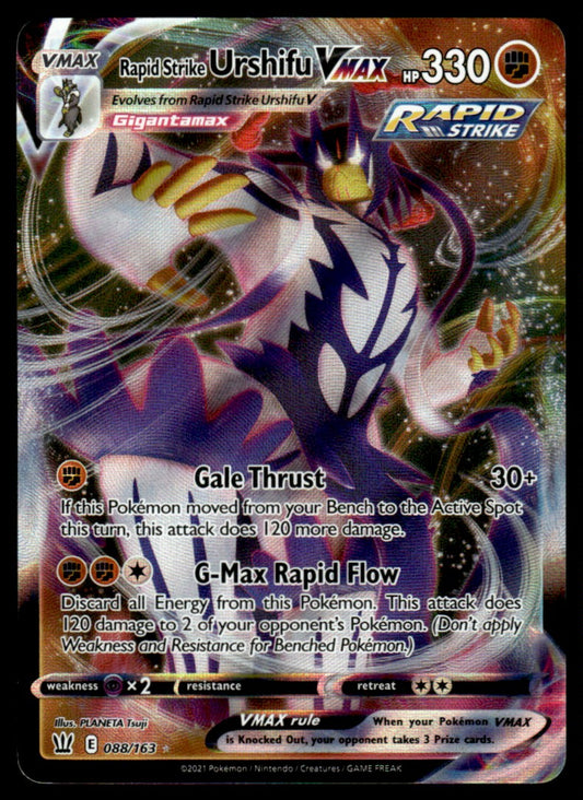Rapid Strike Urshifu VMAX 088/163 - Battle Styles - Sword & Shield