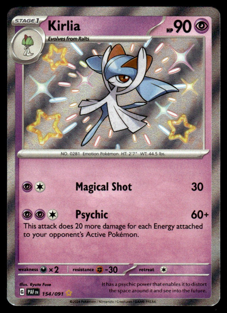 Kirlia 154/091 - Paldean Fates - Scarlet & Violet