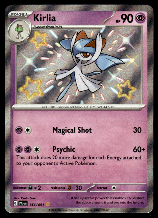 Kirlia 154/091 - Paldean Fates - Scarlet & Violet
