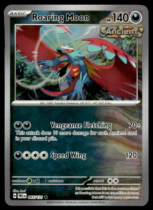 Roaring Moon (Poke Ball Patern) 065/131 - Prismatic Evolutions - Scarlet & Violet