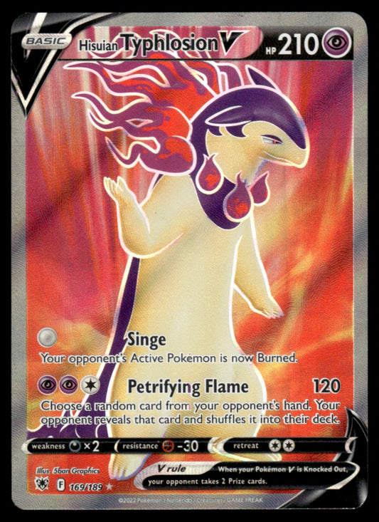 Hisuian Typhlosion V 169/189 - Astral Radiance - Sword & Shield