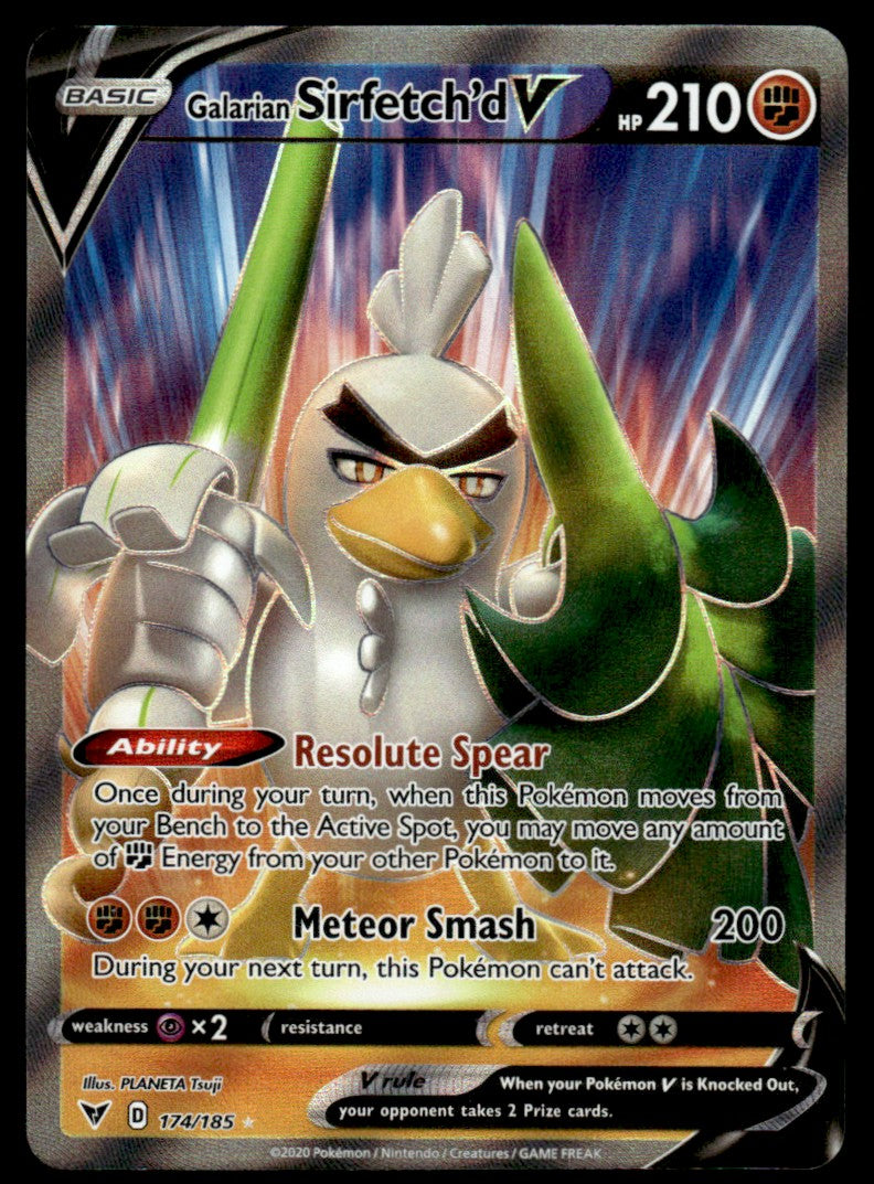 Galarian Sirfetch’d V 174/185 - Vivid Voltage - Sword & Shield
