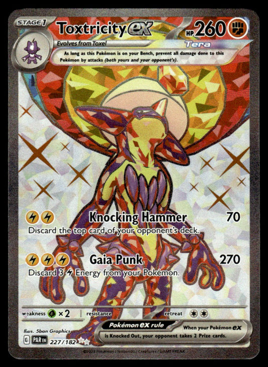 Toxtricity ex 227 - Paradox Rift - Scarlet & Violet