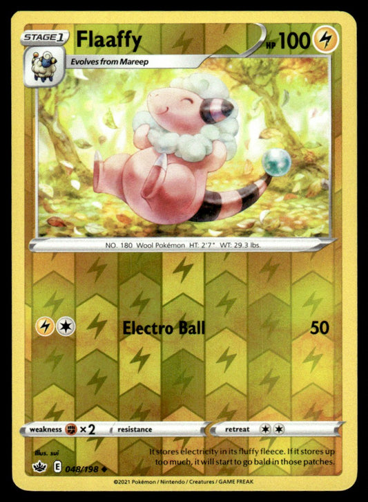 Flaaffy 048/198 Reverse - Chilling Reign - Sword & Shield