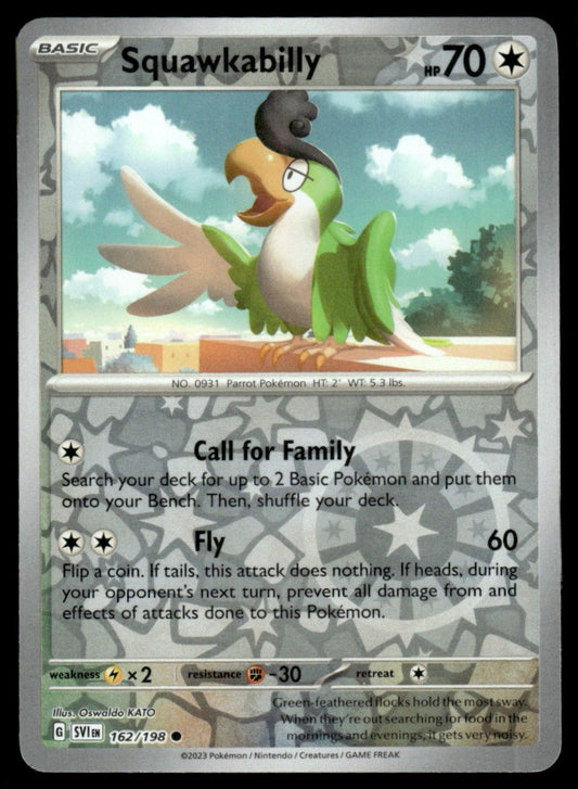 Squawkabilly 162/198 Reverse - Scarlet & Violet Base Set - Scarlet & Violet