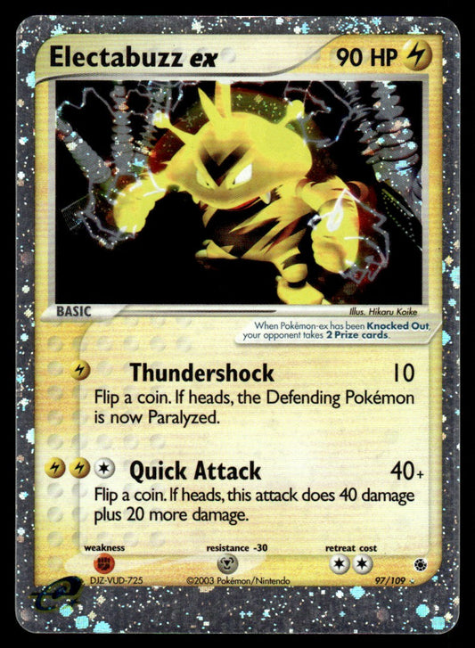 NM - Electabuzz ex 97 - Holo - Ruby & Sapphire