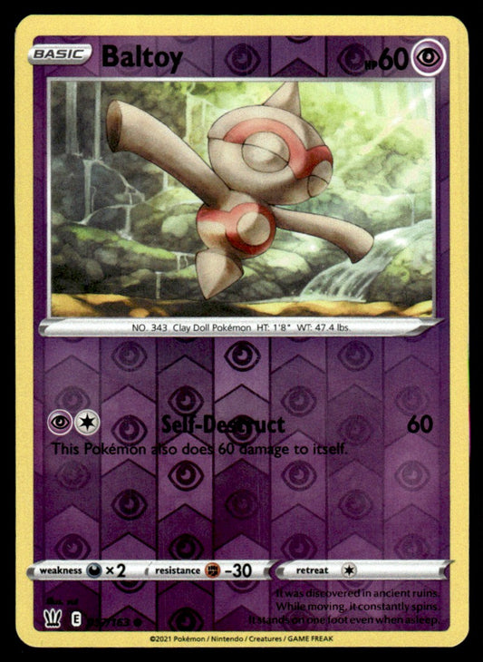 Baltoy 057/163 Reverse - Battle Styles - Sword & Shield